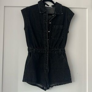 Denim Romper